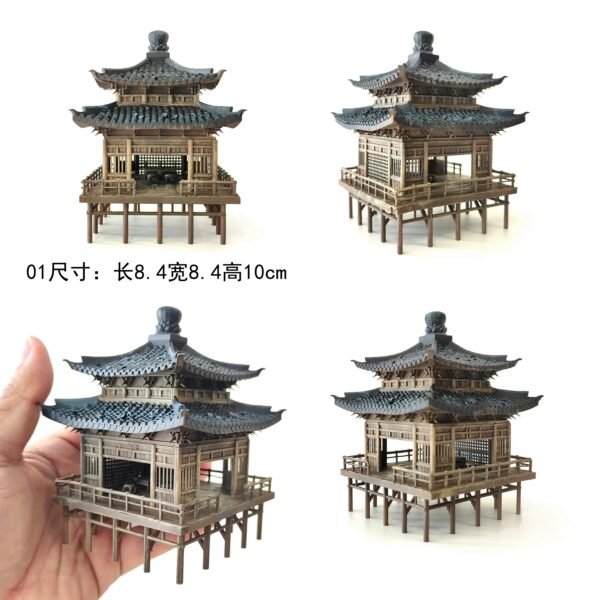 B1 - Miniature Ancient Temples model (3D Printed) - Image 5