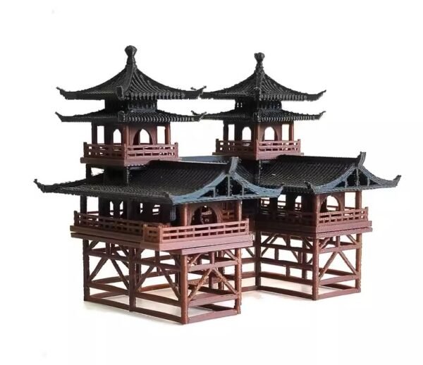 A2 – Miniature Ancient Temples model (3D Printed)