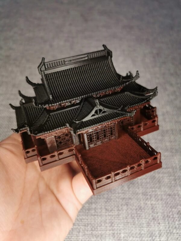 A6 – Miniature Ancient Temples model (3D Printed)