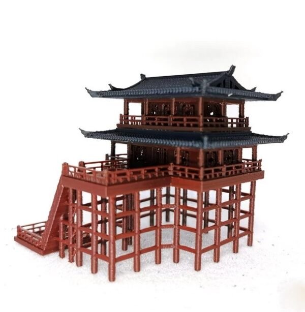 A3 – Miniature Ancient Temples model (3D Printed)