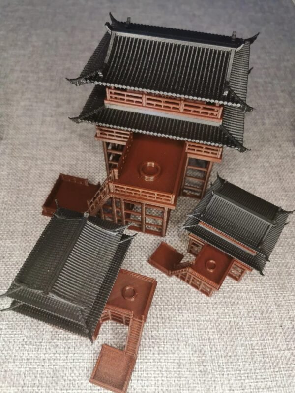 A3 – Miniature Ancient Temples model (3D Printed) - Image 9