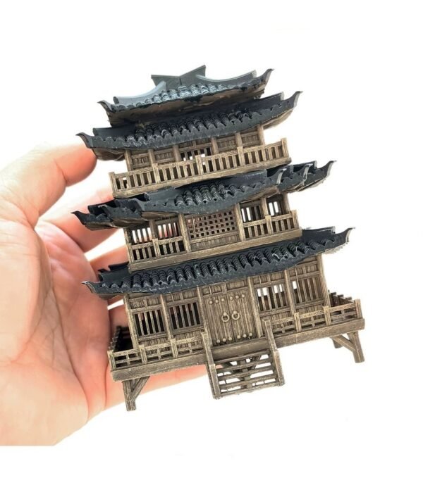 B30- Miniature Ancient temple model (3D Printed) - Image 3