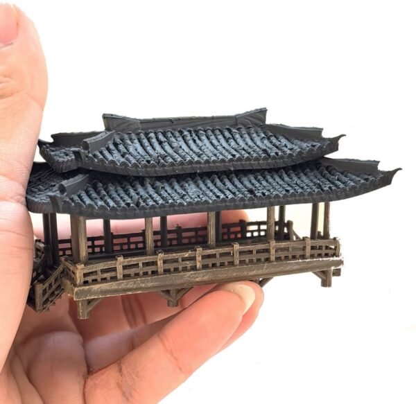 B35- Miniature Ancient temple model (3D Printed)