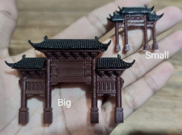 A7 – Miniature Ancient Gate model (3D Printed) - Image 5