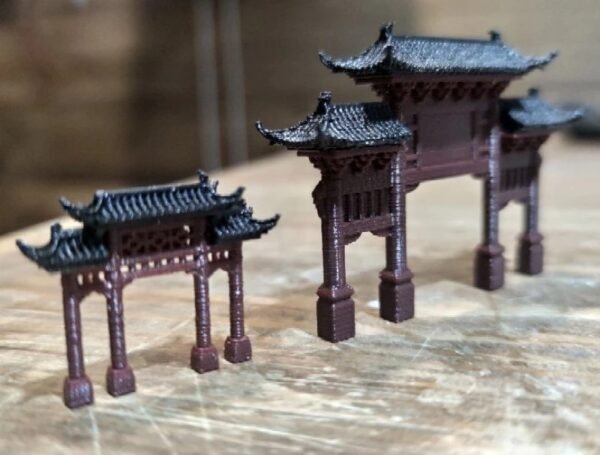 A7 – Miniature Ancient Gate model (3D Printed) - Image 3