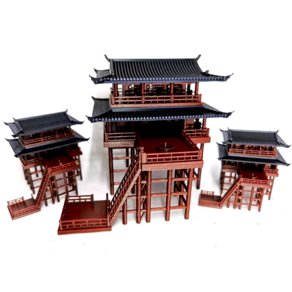 A3 – Miniature Ancient Temples model (3D Printed) - Image 2