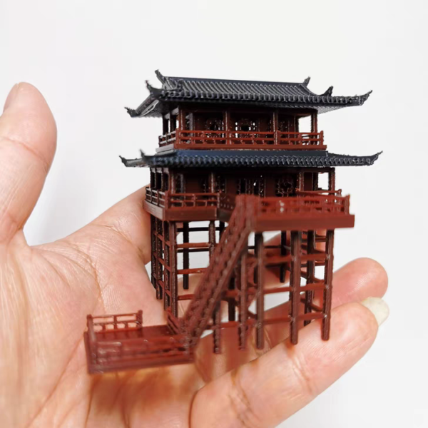 A3 – Miniature Ancient Temples model (3D Printed) - Image 3